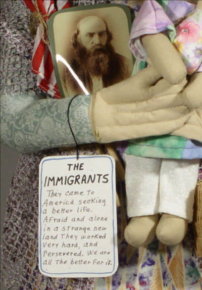 detail of The Immigrants